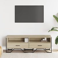 vidaXL Tv-bänk sonoma ek 122x34x41 cm konstruerat trä - Bild 3