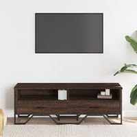 vidaXL Tv-bänk brun ek 122x34x41 cm konstruerat trä - Bild 3