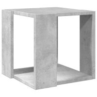 vidaXL Soffbord betonggrå 32x32x30 cm konstruerat trä - Bild 2