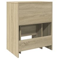 vidaXL Sminkbord med pall sonoma-ek 60x40x113,5 cm - Bild 7