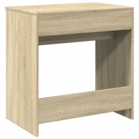 vidaXL Sminkbord med spegel sonoma-ek 73x46,5x120 cm - Bild 7