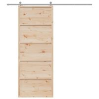 vidaXL Ladugårdsdörr 80x208 cm massiv furu - Bild 3