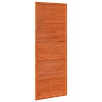 vidaXL Ladugårdsdörr vaxbrun 80x208 cm massiv furu - Bild 2