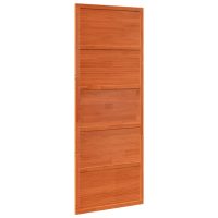 vidaXL Ladugårdsdörr vaxbrun 80x208 cm massiv furu - Bild 6