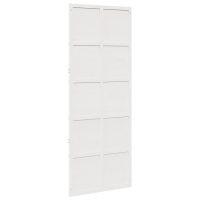 vidaXL Ladugårdsdörr vit 80x208 cm massiv furu - Bild 6