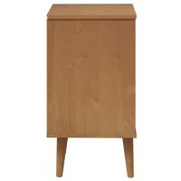 vidaXL Sängbord MOLDE brun 40x35x65 cm massiv furu - Bild 6