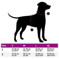 vidaXL Hundsele med koppel & krage Justerbar svart S - Bild 12