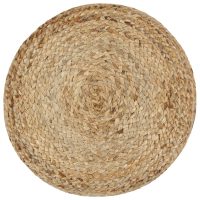 vidaXL Handgjord sittpuff olivgrön 40x45 cm jute - Bild 3