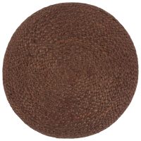 vidaXL Handgjord sittpuff brun 40x45 cm jute - Bild 3