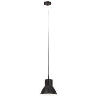 vidaXL Hänglampa industriell 25 W svart rund 17 cm E27 - Bild 3