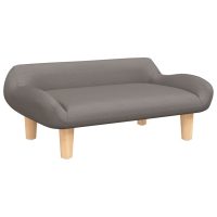 vidaXL Barnsoffa mullvadsbrun 70x40x24 cm tyg - Bild 2