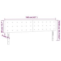 vidaXL Huvudgavlar 2 st svart 80x5x78/88 cm konstläder - Bild 8