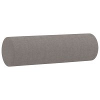 vidaXL 2-sits soffa med prydnadskuddar taupe 120 cm tyg - Bild 6