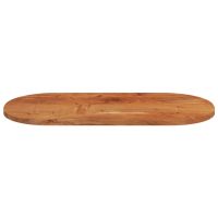 vidaXL Bordsskiva 100x50x2,5 cm oval massivt akaciaträ - Bild 4