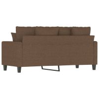 vidaXL 2-sitssoffa brun 140 cm tyg - Bild 5