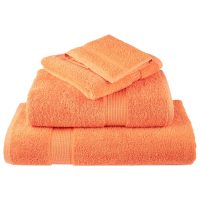 vidaXL Premium handdukar 6 st SOLUND orange 600 gsm - Bild 4