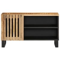 vidaXL Tv-bänk 80x34x46 cm massivt grovt mangoträ - Bild 2