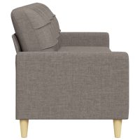 vidaXL 3-sitssoffa taupe 210 cm tyg - Bild 5