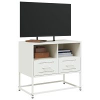 vidaXL TV-skåp vit 68x39x60,5 cm stål - Bild 5