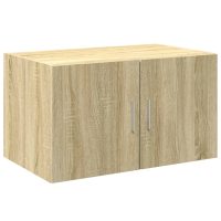 vidaXL Förvaringsskåp sonoma ek 70x42,5x225 cm konstruerat trä - Bild 5