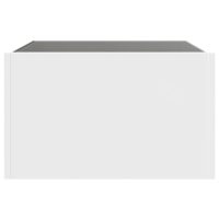 vidaXL Soffbord med Infinity LEDs vit 50x50x30 cm - Bild 7