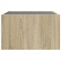 vidaXL Soffbord med Infinity LEDs sonoma-ek 50x50x30 cm - Bild 7