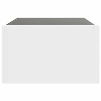 vidaXL Soffbord med Infinity LEDs vit 70x50x30 cm - Bild 7