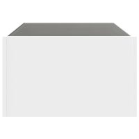 vidaXL Soffbord med Infinity LEDs vit 90x50x30 cm - Bild 7