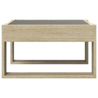 vidaXL Soffbord med Infinity LEDs sonoma-ek 50x53x30 cm - Bild 6