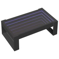 vidaXL Soffbord med Infinity LEDs svart 90x53x30 cm - Bild 3