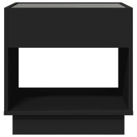 vidaXL Soffbord med Infinity LEDs svart 50x50x50 cm - Bild 6