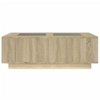 vidaXL Soffbord med Infinity LEDs sonoma-ek 116x69x40 cm - Bild 6