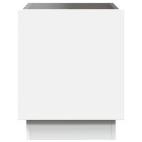 vidaXL Sängbord med Infinity LEDs vit 40x40x50 cm - Bild 7