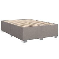 vidaXL Sängram utan madrass taupe 160x200 cm tyg - Bild 2