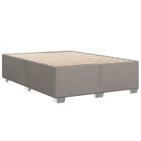 vidaXL Sängram utan madrass taupe 160x200 cm tyg - Bild 6