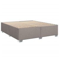 vidaXL Sängram utan madrass taupe 180x200 cm tyg - Bild 2