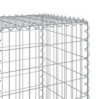 vidaXL Gabionkorg med skydd 100x50x150 cm galvaniserat järn - Bild 6