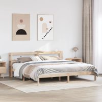 vidaXL Sängram utan madrass 180x200 cm massiv furu - Bild 3