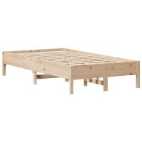 vidaXL Sängram utan madrass 100x200 cm massiv furu - Bild 7