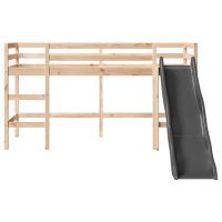 vidaXL Loftsäng utan madrass 90x190 cm massiv furu - Bild 5