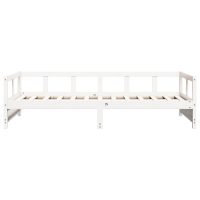 vidaXL Dagbädd utan madrass vit 90x190 cm massiv furu - Bild 5