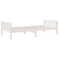 vidaXL Barnsäng utan madrass vit 90x190 cm massiv furu - Bild 7