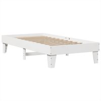 vidaXL Sängram utan madrass vit 90x190 cm massiv furu - Bild 3