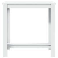 vidaXL Barbord vit 102x50x103,5 cm konstruerat trä - Bild 4