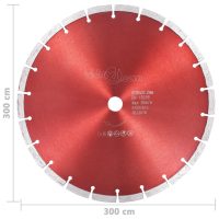 vidaXL Diamantklinga stål 300 mm - Bild 4