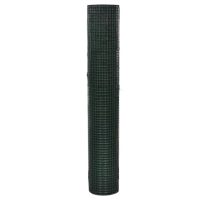 vidaXL Hönsnät galvaniserat med PVC-beläggning 10x1 m grön - Bild 2