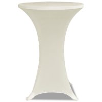 Duk till ståbord Ø70 Stretch Creme 2-pack - Bild 3