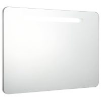 vidaXL Badrumsskåp med spegel LED 80x9,5x55 cm - Bild 2