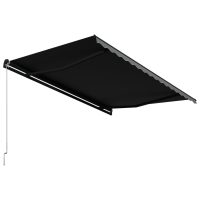 vidaXL Markis manuellt infällbar 450x300 cm antracit - Bild 4