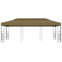 vidaXL Paviljong 6x3x2,7 m taupe 180 g/m² - Bild 2